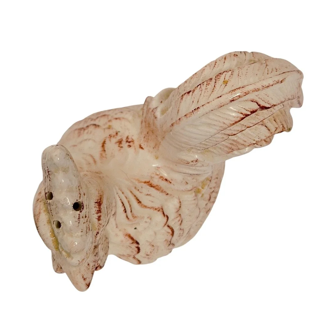 *Ceramic‎ Rooster Salt Pepper Shakers 5